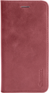 Krusell Sunne 4 Card FolioWallet - Flip-Hülle für Mobiltelefon - Echt Leder - Vintage Red - für Apple iPhone 7 Plus, 8 Plus