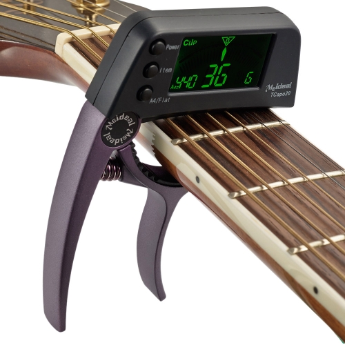 Meideal TCapo20 changement rapide Capo clé Tuner alliage matériel pour guitare basse chromatique