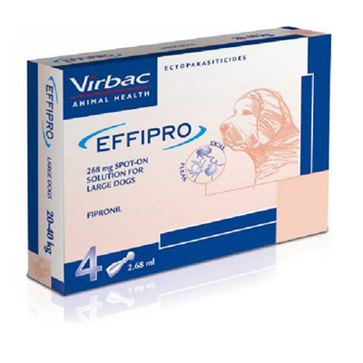 Effipro Spot-On Solution For Dogs 45 To 88 Lbs 4 Pack