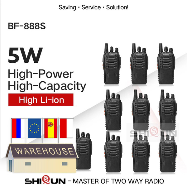 2PCS 4PCS 10PCS Baofeng BF-888S Walkie Talkie 888s 5W 400-470MHz UHF BF888s BF 888S H777 Cheap Two Way Radio USB Charger