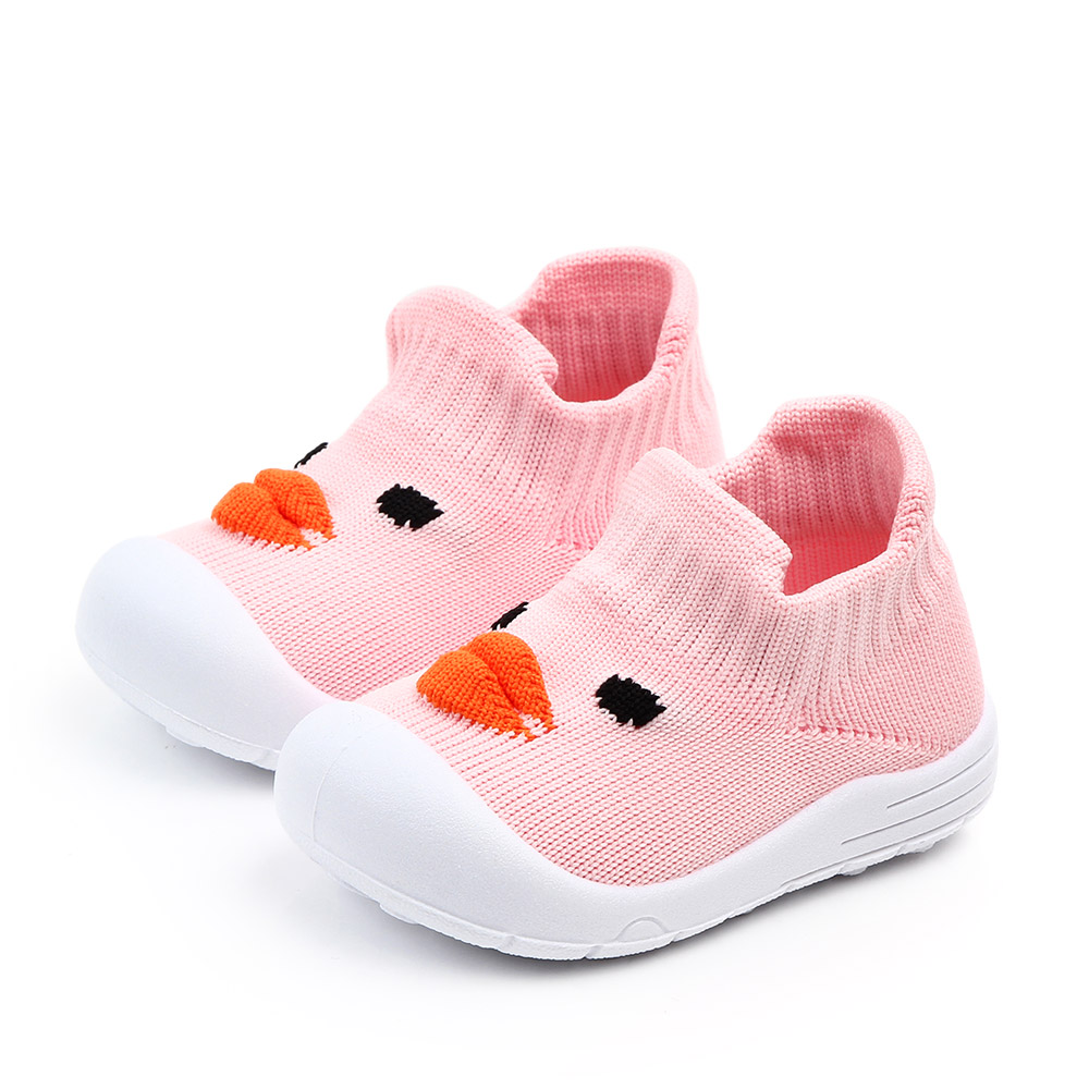 Toddler Boy / Girl Adorable Duck Decor Knitted Antiskid Shoes