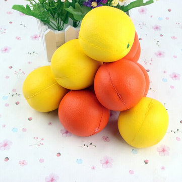 7.7CM Simulated Orange Soft Pendant Fruit Fun Toys Soft Gift Squishy Toys