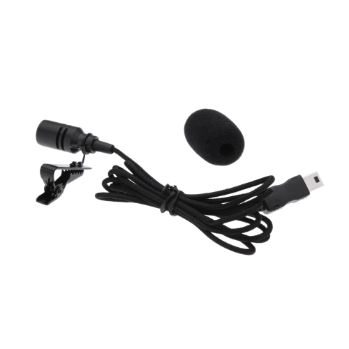 Andoer Protable Mini USB Cable Microphone Lavalier Tie Clip for Gopro Hero 3 3+ 4