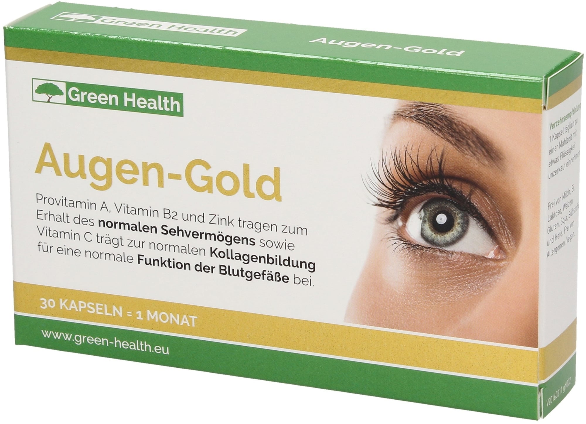 Green Health Augen-Gold