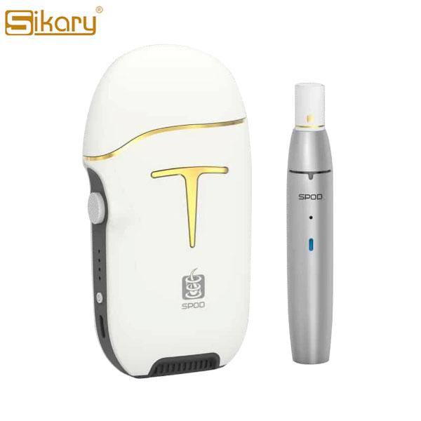 Authentic Sikary Spod Ultra Portable Pod System AIO E-cig Starter Kit - Silvery SS Stainless
