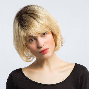 Short Human Hair Wig