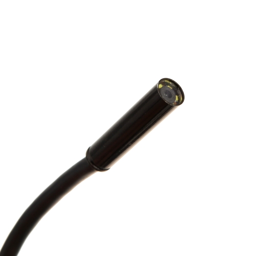 Waterproof 7mm USB Inspection Borescope Endoscope Snake Scope 6pcs LED 2m Tube