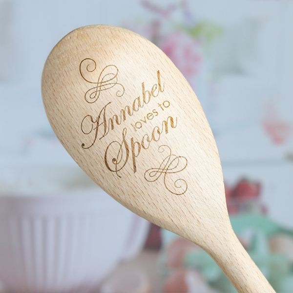 Personalised Love to Spoon - Wooden Spoon