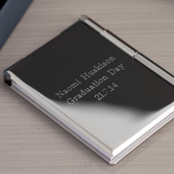 Engraved Pocket Notebook & Pen Set