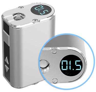 6 Colors Mini 10W Battery 1050mAh Ultra Compact VV Box Mod Variable Voltage OLED Screen Display With 510 battery Connector E Cigarettes