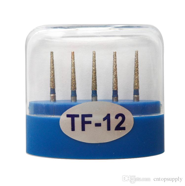 1 Pack(5pcs) TF-12 Dental Diamond Burs Medium FG 1.6M for Dental High Speed Handpiece Many Models Available