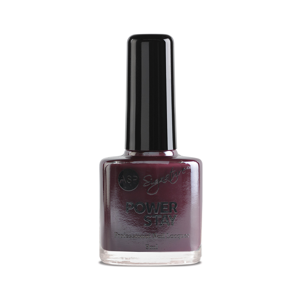 asp power stay professional nail lacquer merlot 9ml