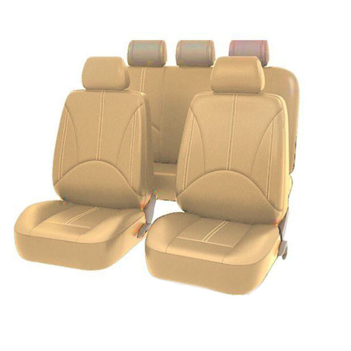 9pcs Front Row Full Set Seat Cover Car Accessories Universal Interior Cushion