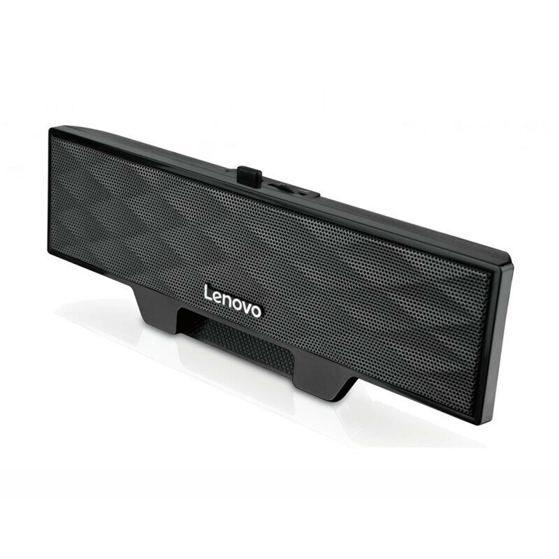 Lenovo B10 Lautsprecher Doppeltreiber Stereo-Soundbar USB-betriebene 3,5-mm-Computer-Soundbar Mini-Soundbar-Lautsprecher