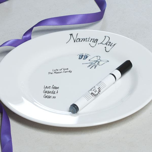 Naming Day Signature Plate