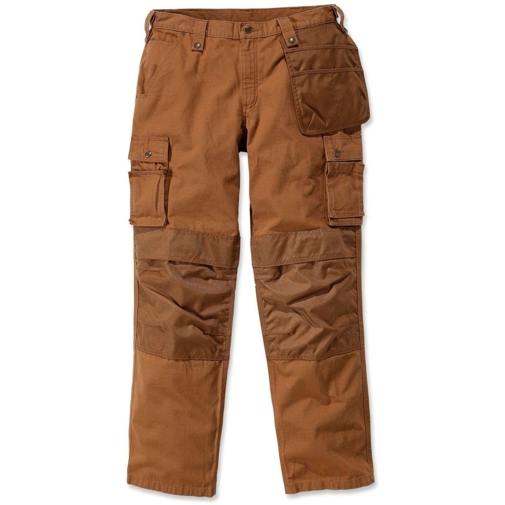 Carhartt Mens Multipocket Stitched Ripstop Cargo Pants Trousers Waist 34' (86cm)  Inside Leg 28' (71cm)