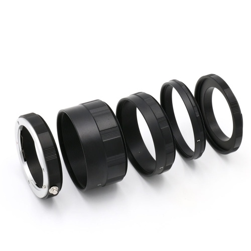 Metal Manual Focusing Macro Extension Tube Rings Lens Adapter Set for Olympus OM 4/3 DSLR Camrea
