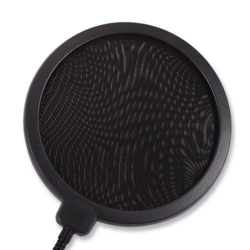 Large Size Double-layer Recording Spray-proof Mask Pop Filter Microphone Recording Studio Air-proof Live Spray-proof Cover
