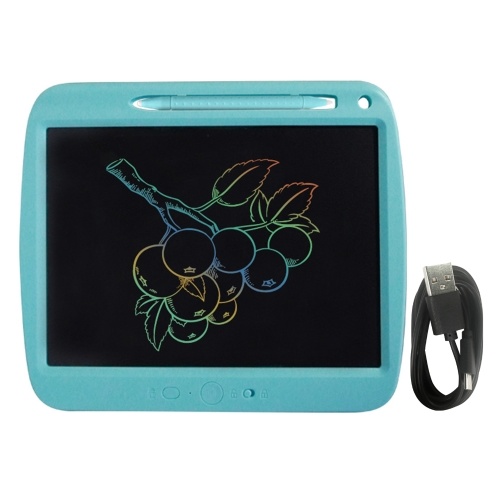 Wiederaufladbares LCD-Schreibtablett 9 Zoll Handschrift-Zeichnungstablett mit Stylus-Verriegelungstaste für Kleinkinder Kinder Lernspielzeug Geschenke für Jungen und Mädchen