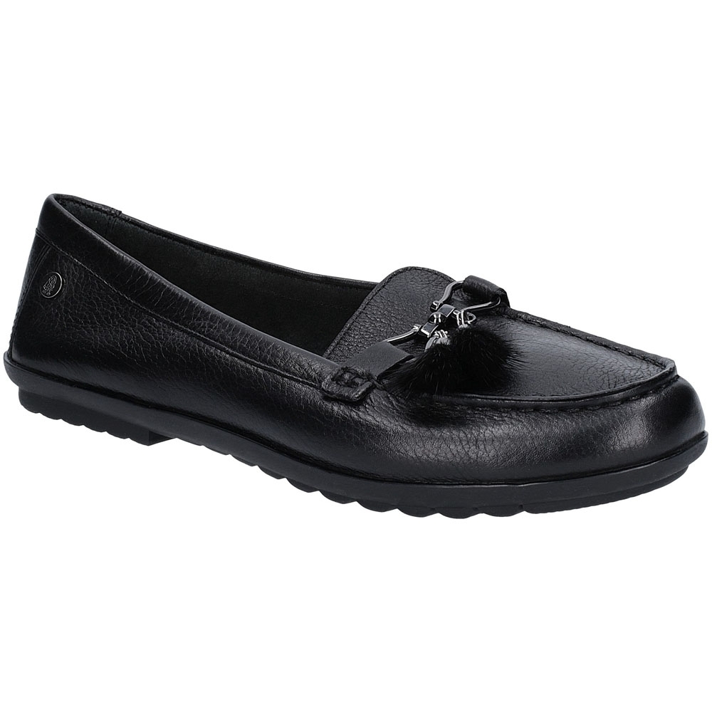 Hush Puppies Womens Aidi Puff Slip On Leather Loafer Shoes UK Size 5 (EU 38)