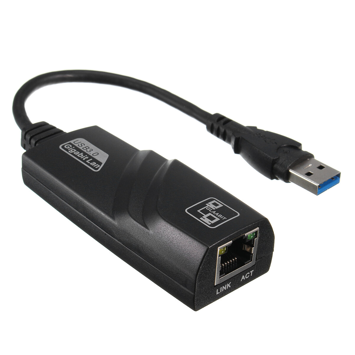 1000M USB3.0 bis RJ45 Ethernet-Adapter Gigabit Netwrok-Kabelkonverter Kabelgebundener LAN-Netzwerkadapter