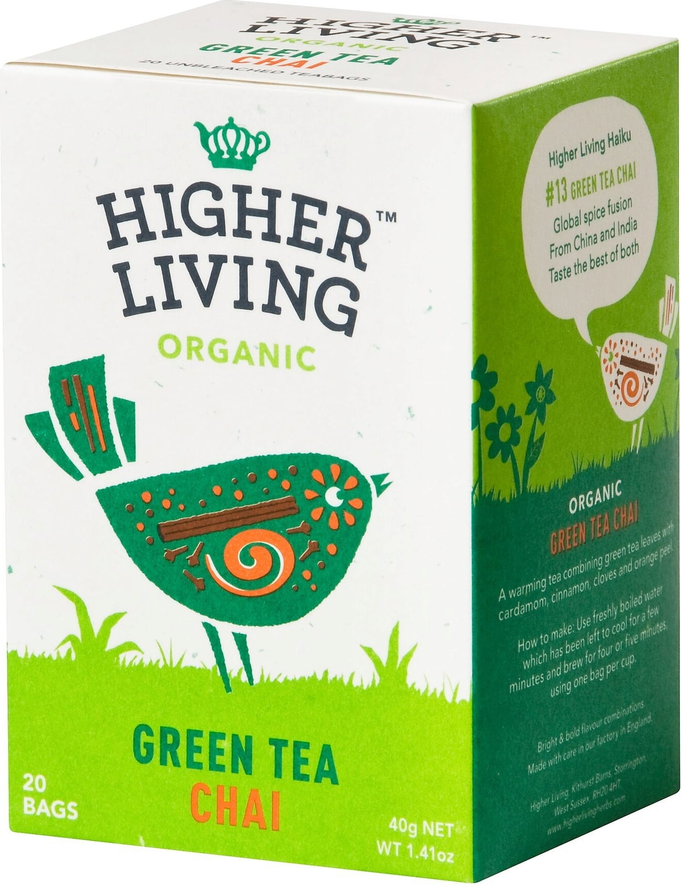 Higher Living Green Tea Chai