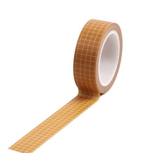Papel adhesivo pegajoso de Washi Tape del color puro de la cinta del patrón de 15mm × 10m