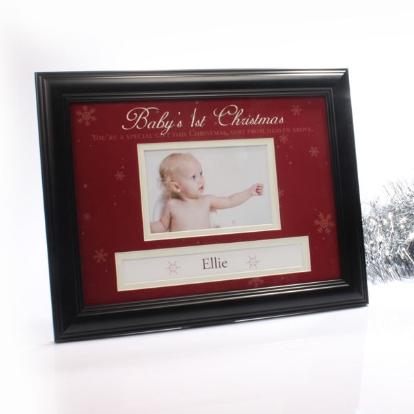 First Christmas Personalised Photo Frame