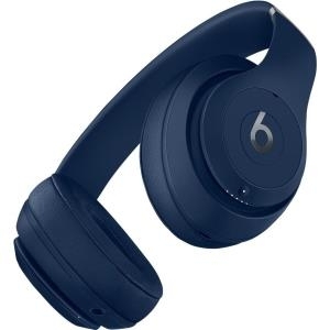 Apple Beats Studio3 Wireless - Kopfhörer mit Mikrofon - Full-Size - drahtlos - Bluetooth - aktive Rauschunterdrückung - Geräuschisolierung - Blau (MQCY2ZM/A)