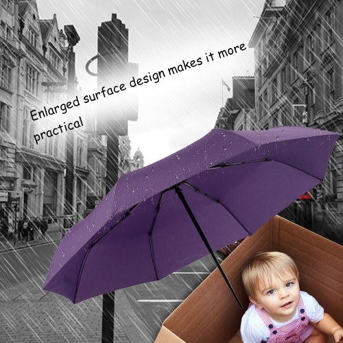 Fine-quality Automatic Tri-fold Umbrella Men and Women Gift Business Folding Umbrella
