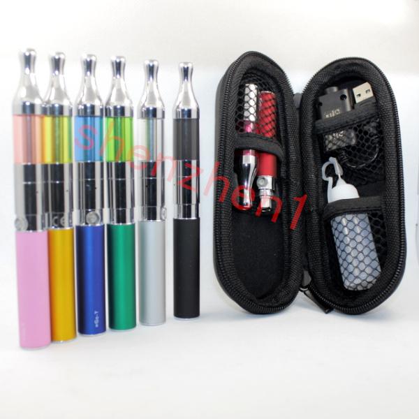 EGO-X9 Mini eGo Single Kit e cig 650-1100mah Electronic Cigarette with 1.6ml Mini X9 Protank Clearomizer Zipper Pouch Best Quality