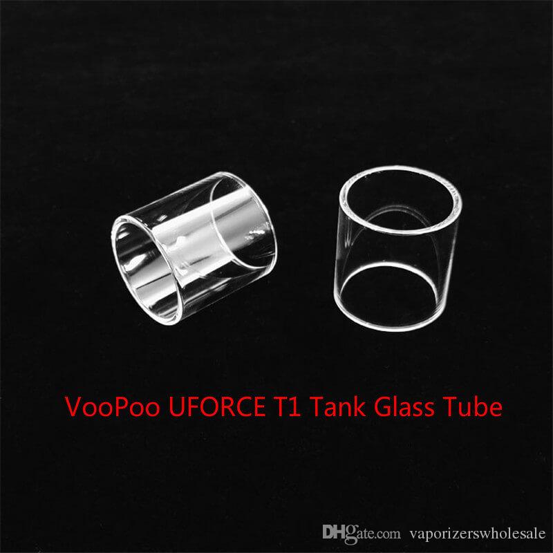 Wholesale VooPoo UFORCE T1 Replacement Glass Tube With DHL Free Shipping buy cheap VooPoo UFORCE T1 Tank bulb fatboy Glass tube
