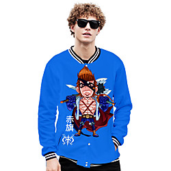 Inspired by One Piece Anime Cartoon Polyster Anime 3D Harajuku Graphic Outerwear For Men's / Women's / Couple's Lightinthebox