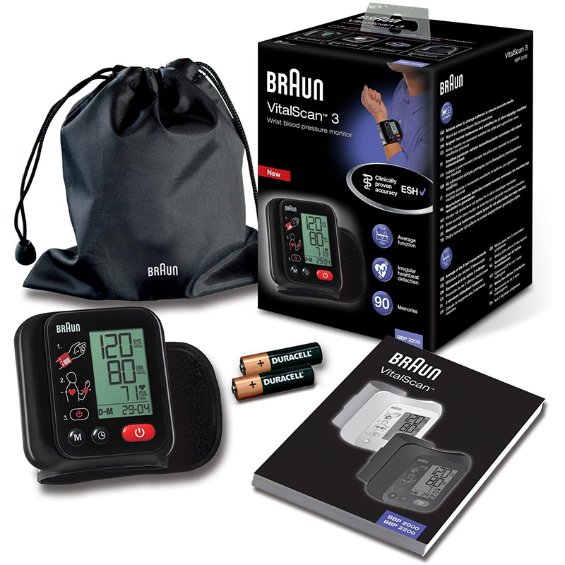 Braun VitalScan 3 Automatic Wrist Blood Pressure Monitor