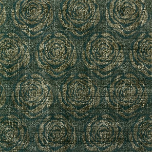 Design Faltpapiere, Rosen-Design, 10 x 10 cm, 100 Blatt, dunkelgrün