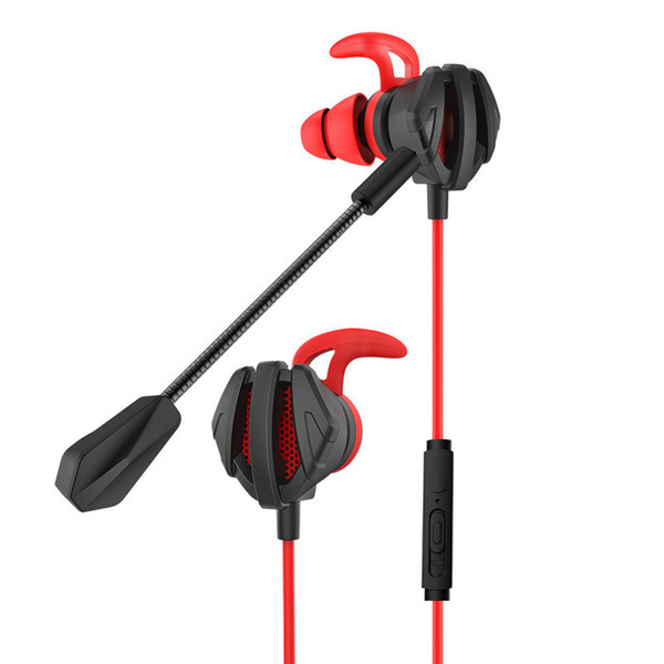 Wilderness Survival Gaming Headphones In-Ear With Wheat Subwoofer Computer E-sports Headset Desktop Notebook Mobile Phone Universal DHL Fast