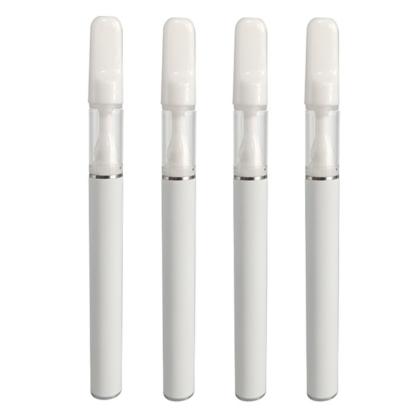 Delta 8 Lead Free Disposable Vape Pens Full Ceramic E Cigarettes Vapes Kits 0.5ML 1ML Custom Made Vaporizer Pen 290mAh Battery OEM Box Packaging