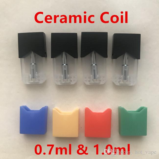 Compatible Empty Pods 0.7ml & 1.0ml Ceramic Coil Pod For Thick Oil Vaporizer Fit Vape Battery COCO Smoking