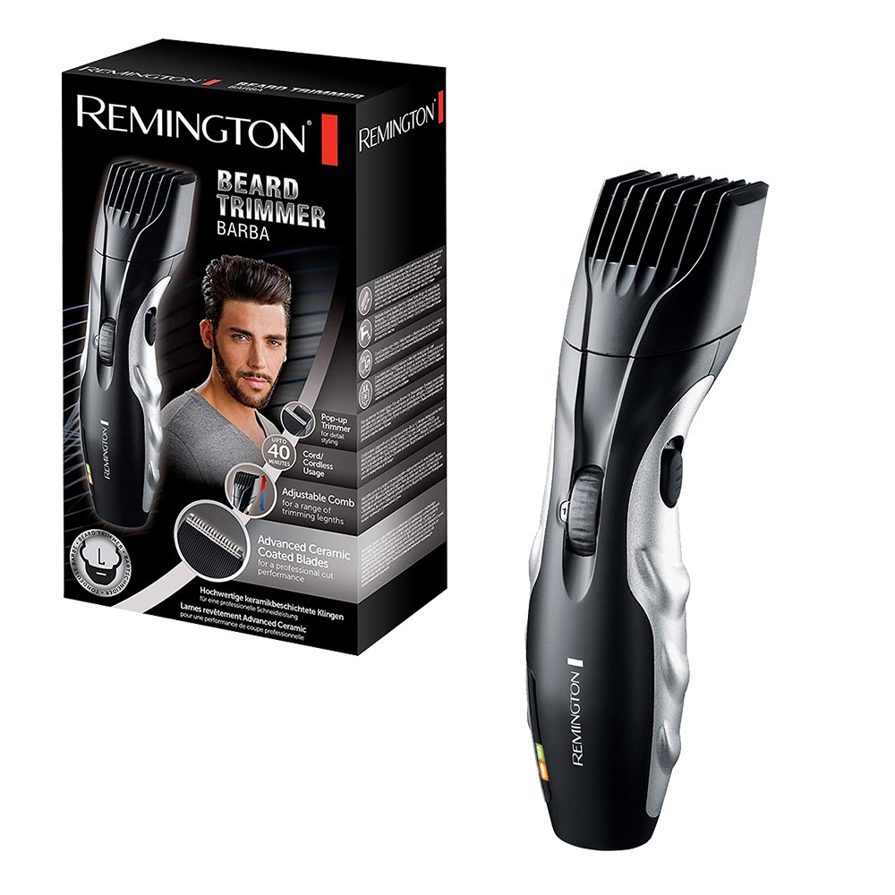 Remington Mains Electric & Rechargeable Beard Trimmer Stubble Styler - Model MB320C