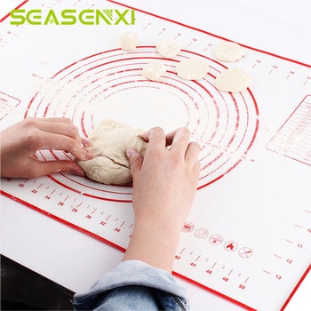 Silicone Baking Mats Sheet Pizza Dough Non-Stick Maker Holder Pastry Kitchen Gadgets Cooking Tools Utensils Bakeware Accessories