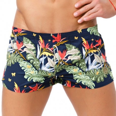 Marcuse Floral Trunk - Navy M