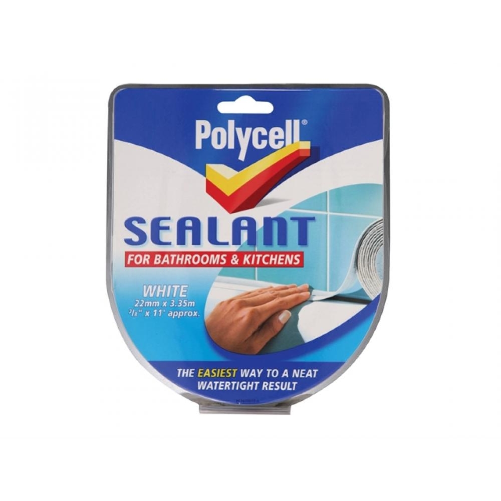Polycell Seal Strip Bathroom  Kitchen 22mm White