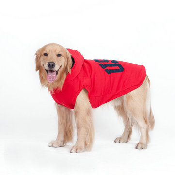 Easy Wear Winter Soft Warm Hoody Clothes for Big Dog