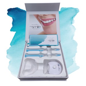 MySmile Kit de blanchiment dentaire Professionnel - Dents plus blanches - Kit de blanchiment des dents - Solution contre les dents jaunes et grises