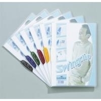 DURABLE Klemmhefter SWINGCLIP, DIN A4, Clips farbig sortiert Mappen-Farbe: transparent, Clips sortiert je 5 x schwarz, - 1 Stück (2260-00)