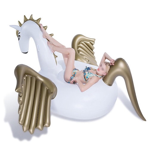 2.75 * 1.4 * 1.2m Giant Inflatable Pegasus Summer Swimming Pool Raft