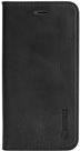 Krusell Sunne 4 Card FolioWallet - Flip-Hülle für Mobiltelefon - Gewebe, Vintage-Leder - Vintage Black - für Apple iPhone 7, 8