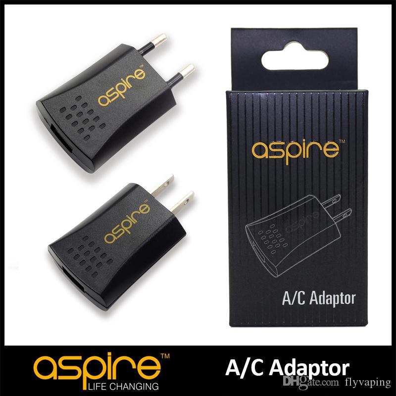 Aspire Adapter A/C EU US wall charger (EU Plug & USA Plug) for e cigarette charger aspire plug 100% Original