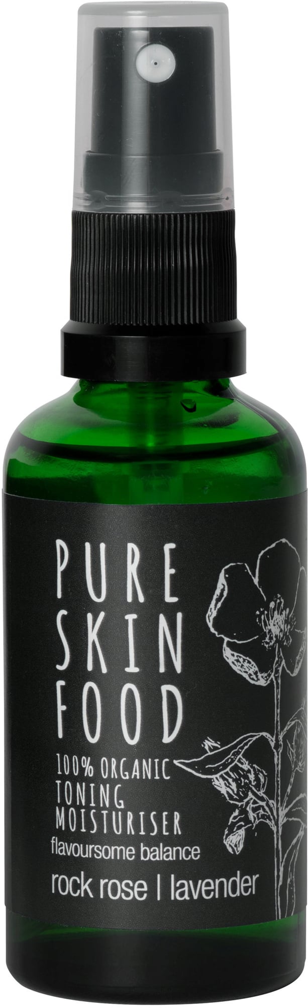 PURE SKIN FOOD Toning Moisturiser Rock Rose - Lavender - 100 ml