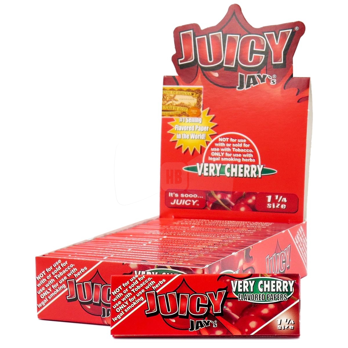 Juicy Jays Very Cherry Rolling Papers Full Box (24 packs) King Size